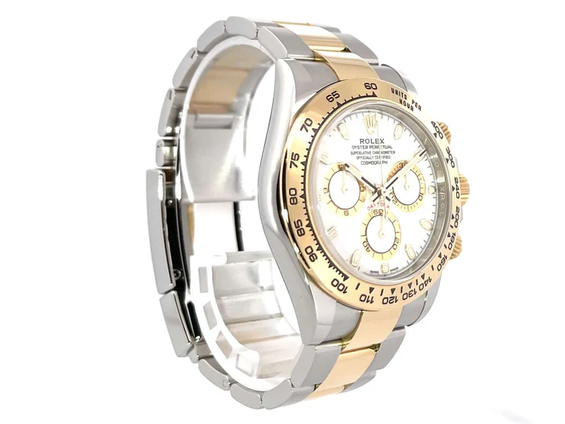 Rolex Daytona Edelstahl - Gelbgold 116503 Weiss