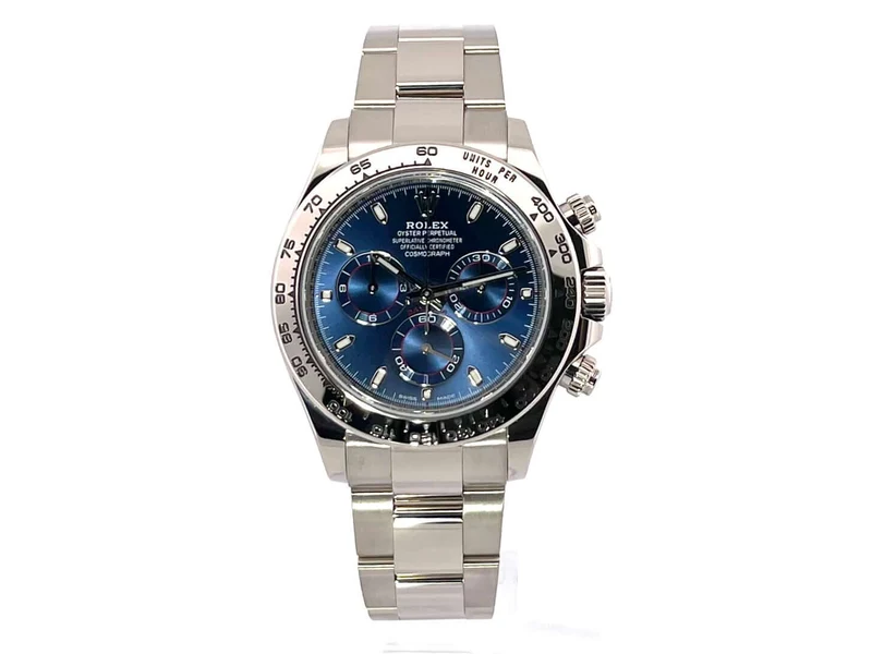 Rolex Cosmograph Daytona 116509 Weißgold Blau