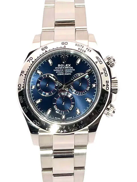Rolex Cosmograph Daytona 116509 Weißgold Blau