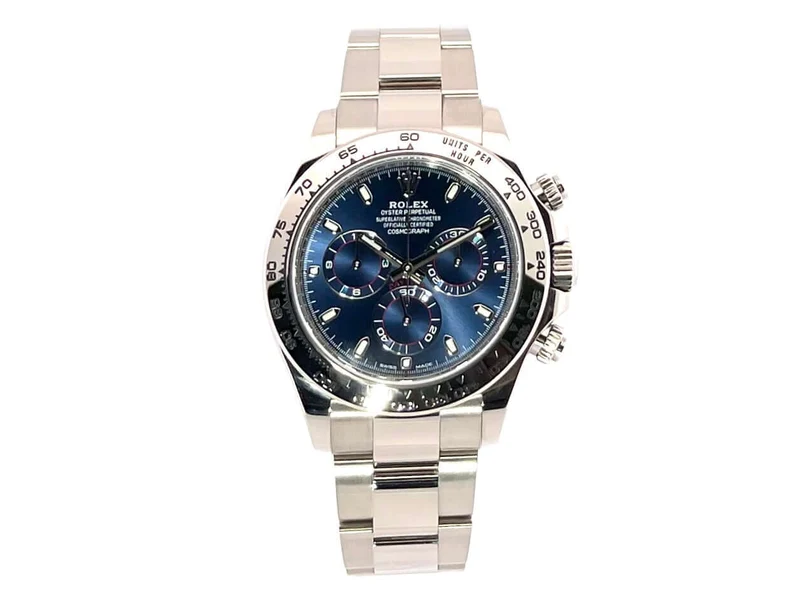 Rolex Cosmograph Daytona 116509 Weißgold Blau
