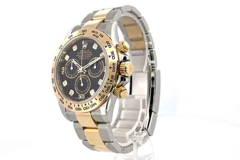 Rolex Daytona Edelstahl - Gelbgold 116503 Schwarz Diamant