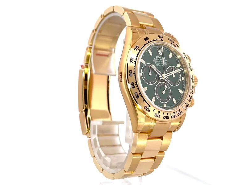 Rolex Cosmograph Daytona Gelbgold 116508 Grün