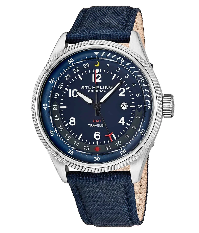 Stührling Turbine 789 GMT Quartz 45mm Aviator