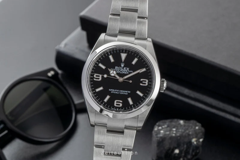 Rolex Explorer steel automatic men's watch 124270 [2601290]
