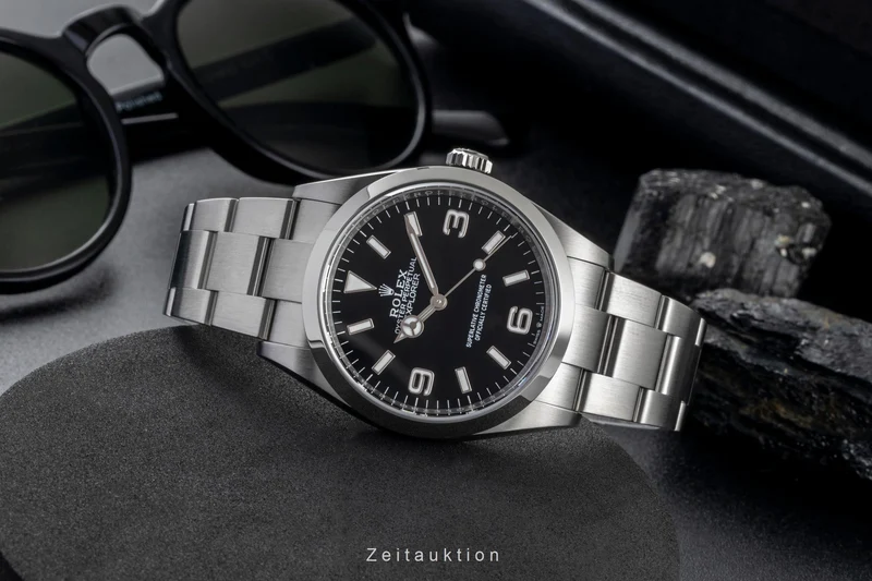 Rolex Explorer steel automatic men's watch 124270 [2601290]