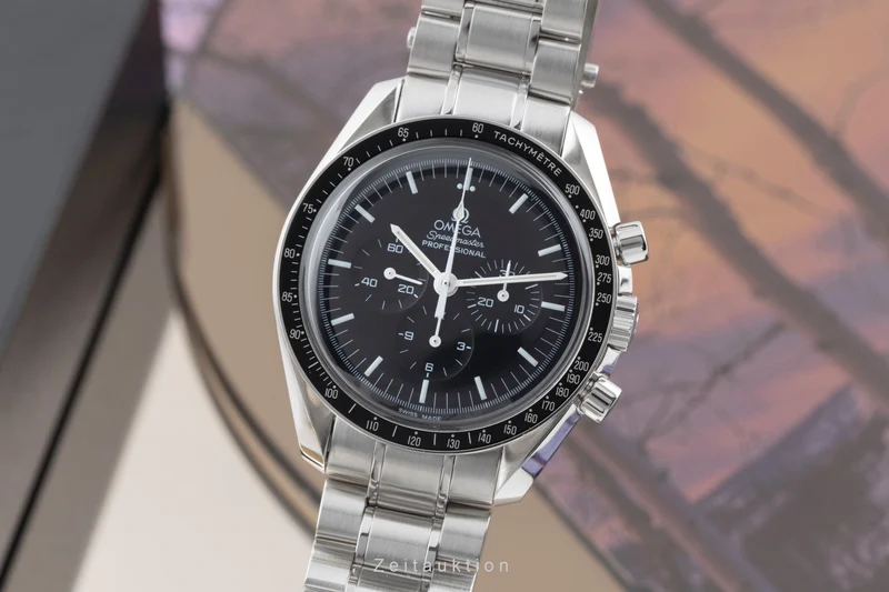 Omega Speedmaster Moonwatch chronograph steel manual winding men's watch 3870.50.31 [2601032]