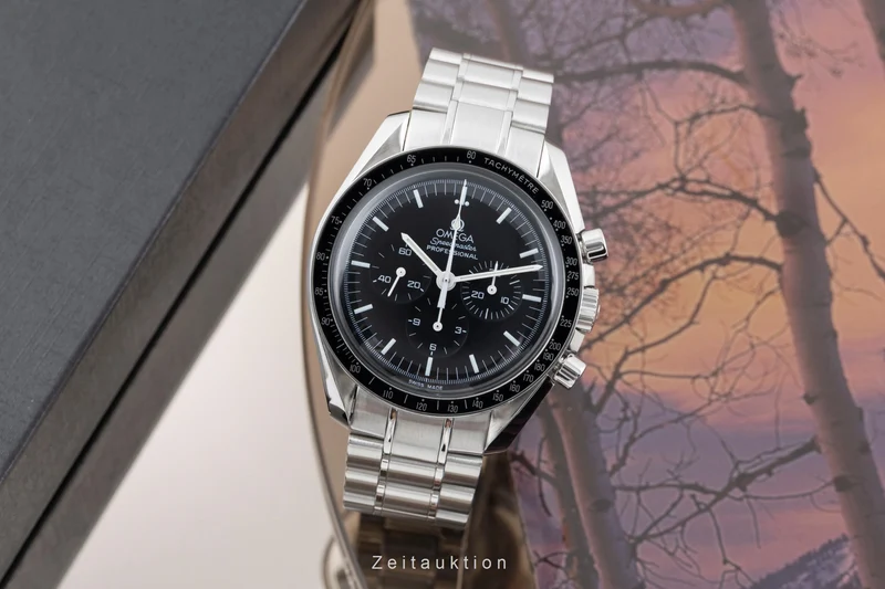 Omega Speedmaster Moonwatch chronograph steel manual winding men's watch 3870.50.31 [2601032]