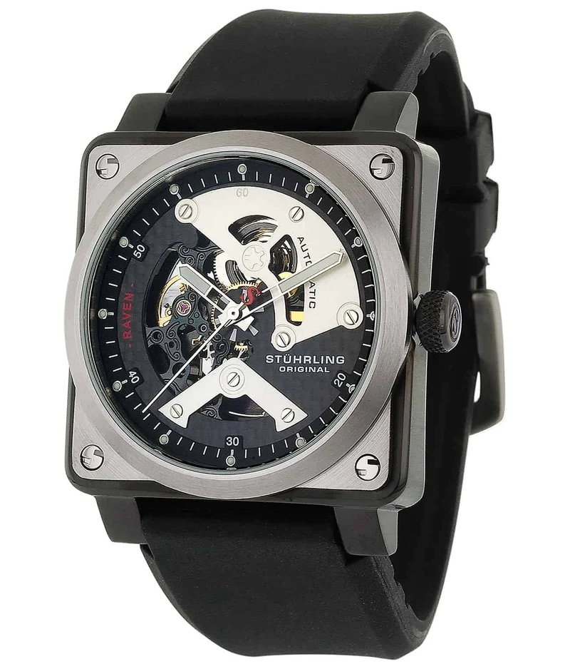 Raven Diablo 179A Automatic 42mm Skeleton