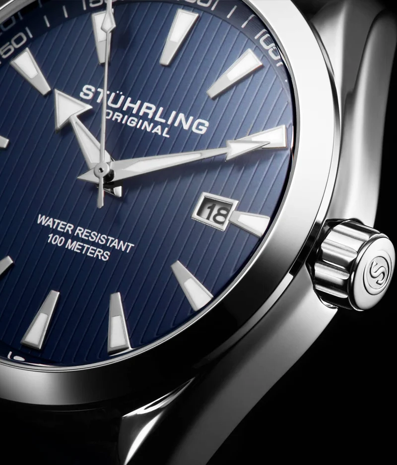 Stührling Forte 3953 Quartz 42mm Classic Watch