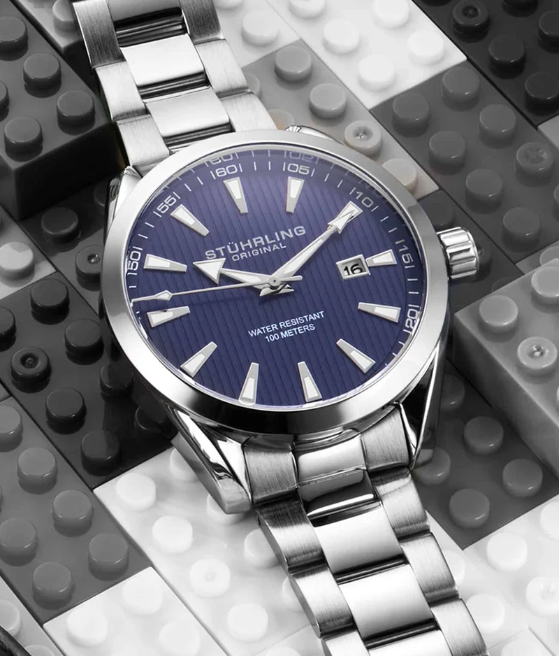 Stührling Forte 3953 Quartz 42mm Classic Watch