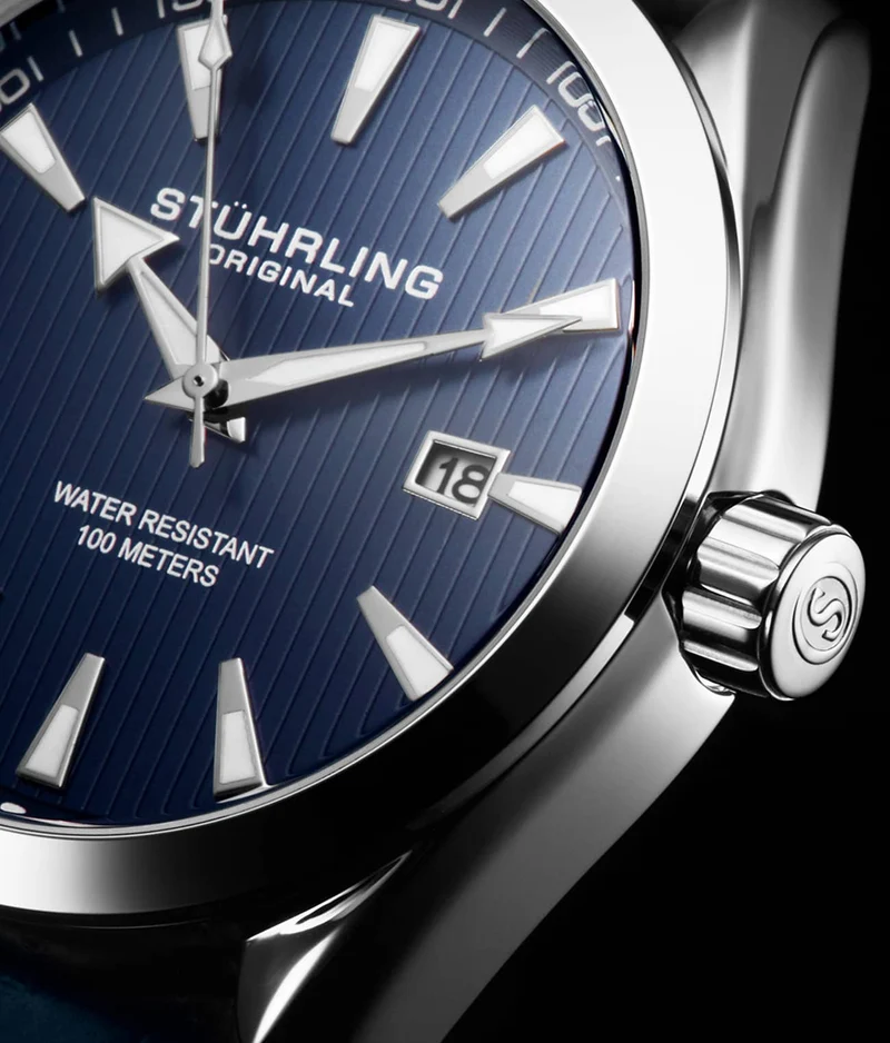Stührling Forte 3953 Quartz 42mm Classic Watch