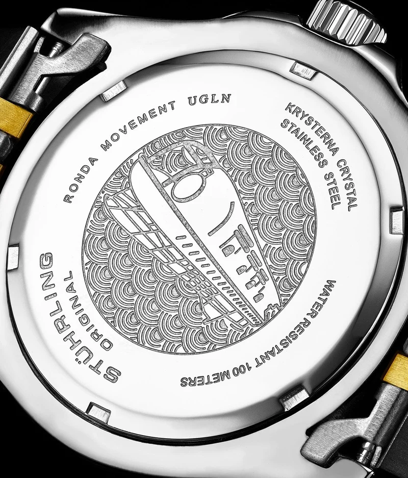 Stührling Meridian 3968 GMT Quartz 42mm Diver