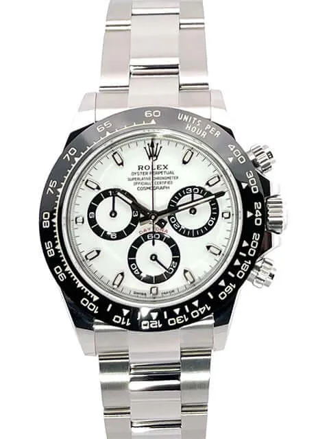 Rolex Daytona Edelstahl 116500LN Weiß