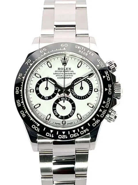 Rolex Daytona Edelstahl 116500LN Weiß