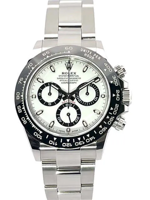 Rolex Daytona Edelstahl 116500LN Weiß