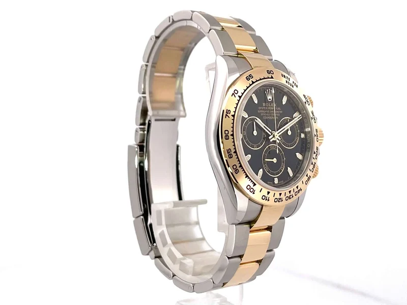 Rolex Daytona Edelstahl Gelbgold 116503 Schwarz