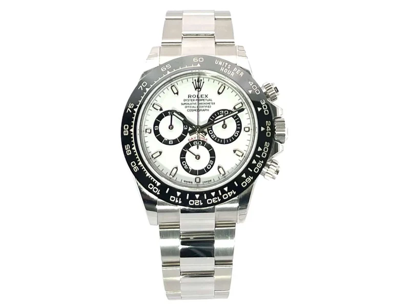 Rolex Daytona Edelstahl 116500LN Weiß verklebt