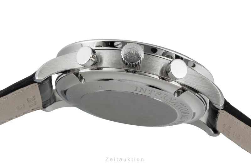 IWC Portugieser chronograph steel automatic men's watch IW371447 LP: 9100EUR [2601272]