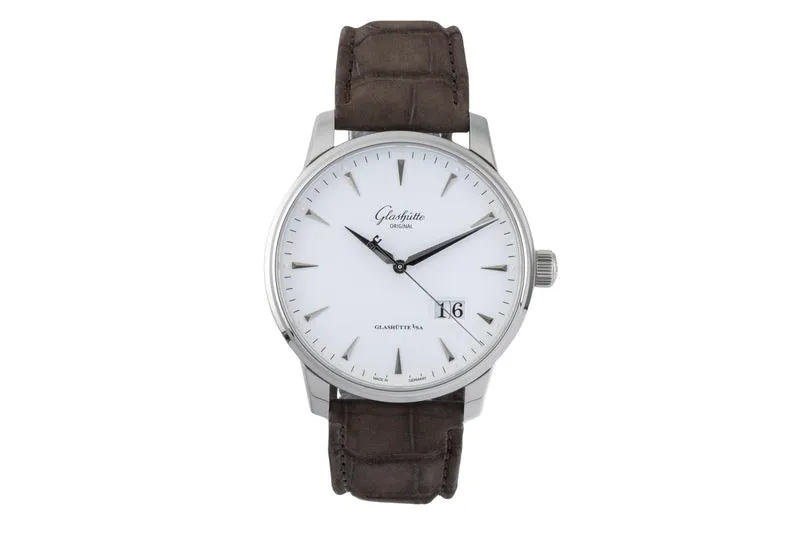 Glashütte Senator steel automatic men's watch 1-36-03-05-02-51 [2601527]