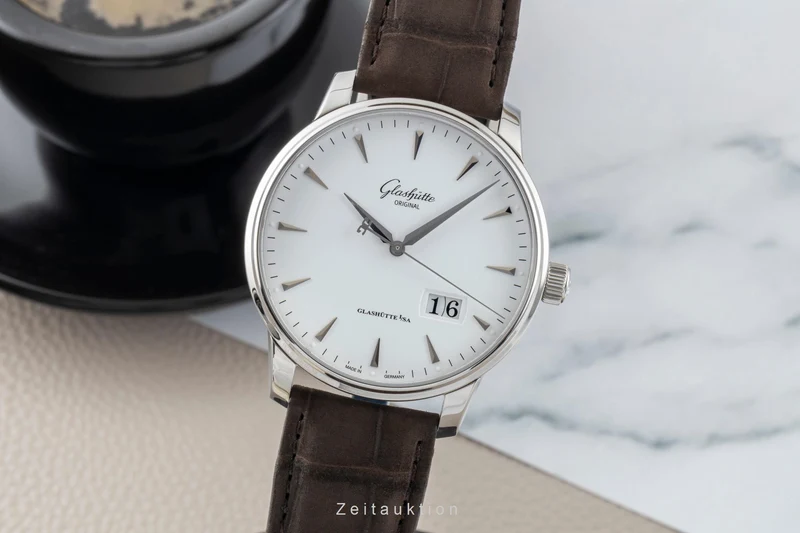 Glashütte Senator steel automatic men's watch 1-36-03-05-02-51 [2601527]