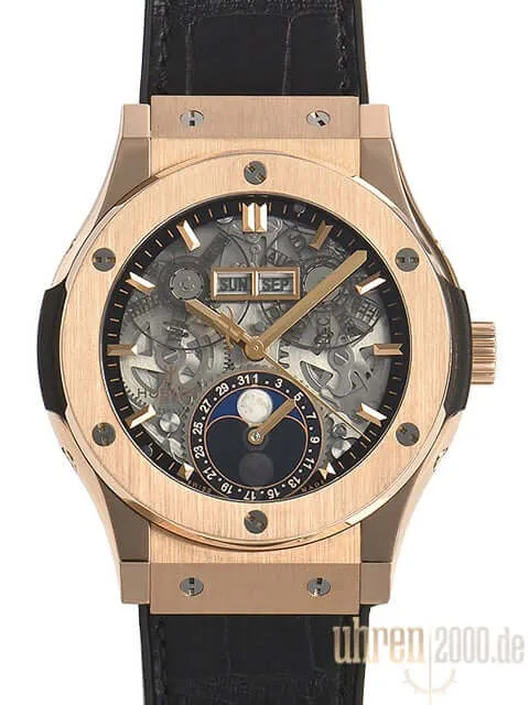 Hublot Classic Fusion Aerofusion 42 Mondphase King Gold 547.OX.0180.LR
