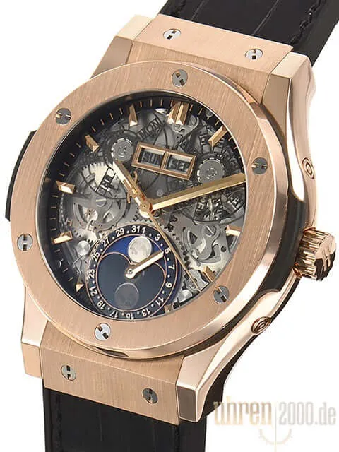 Hublot Classic Fusion Aerofusion 42 Mondphase King Gold 547.OX.0180.LR