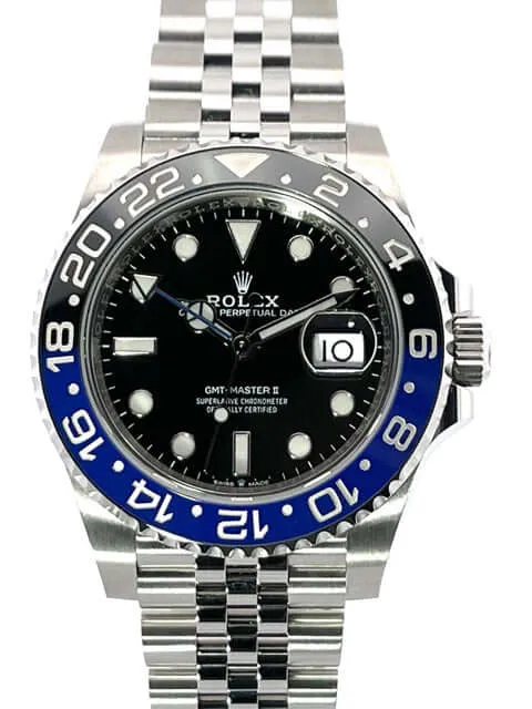 Rolex GMT Master II Edelstahl 126710BLNR verklebt aus 2019 LC100