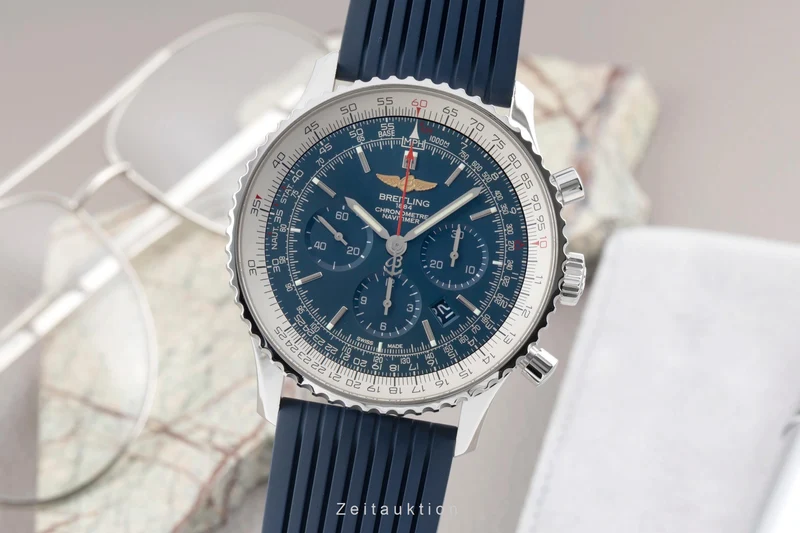 Breitling Navitimer 01 46 chronograph steel automatic men's watch AB012721/C889 [2601076]