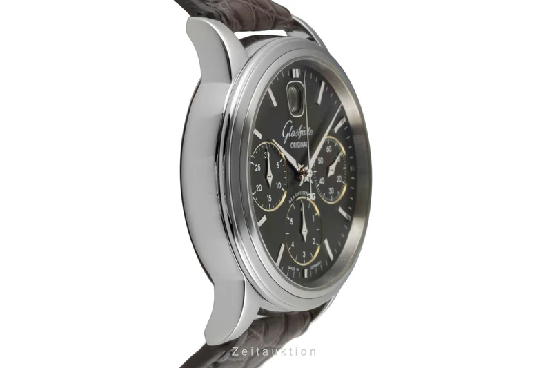 Glashütte Senator chronograph steel automatic men's watch 39-31-14-23-04 [2601110]