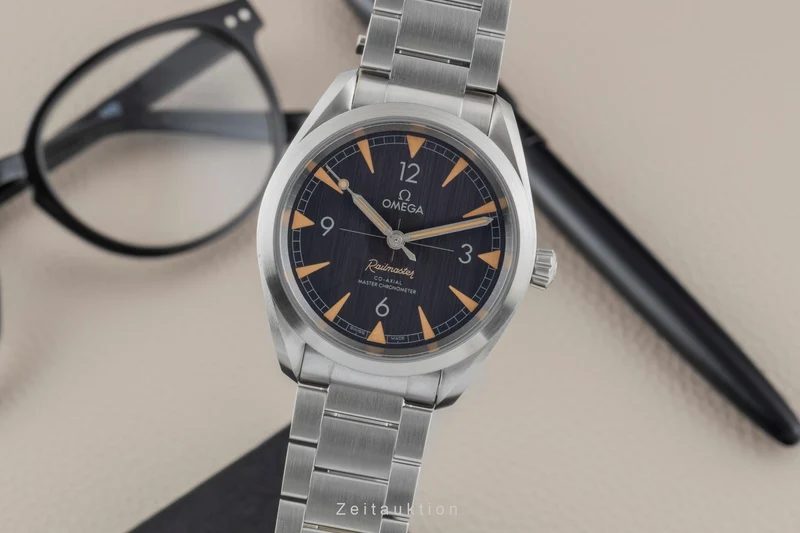 Omega Railmaster steel automatic men's watch 220.10.40.20.01.001 [2601071]