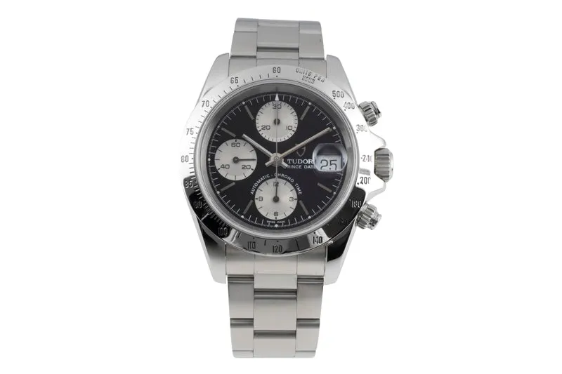 Tudor Prince Date chronograph steel automatic men's watch 79280P [2600929]