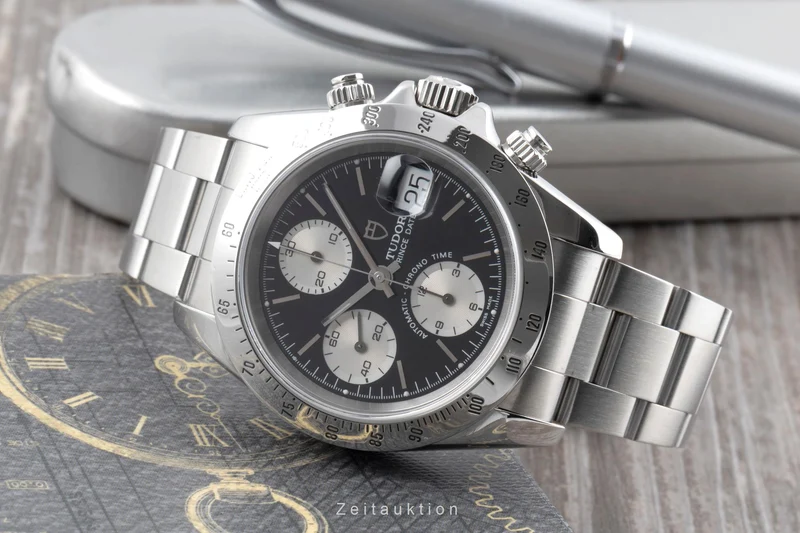 Tudor Prince Date chronograph steel automatic men's watch 79280P [2600929]