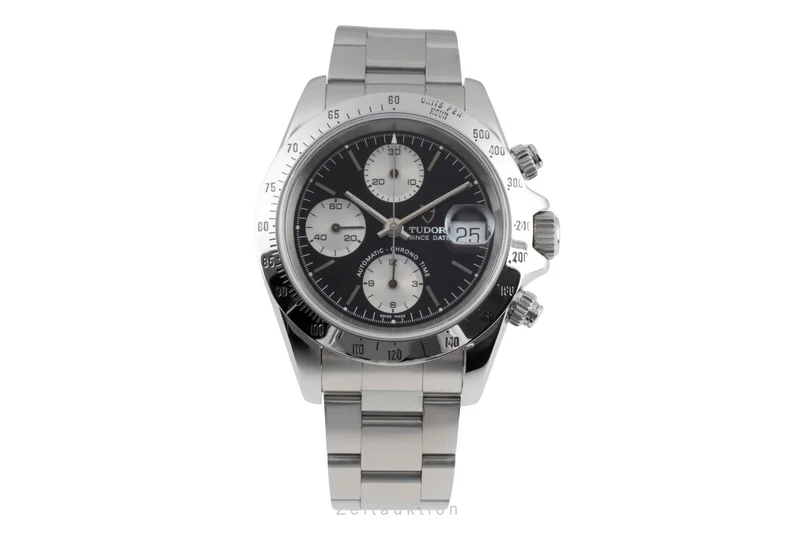 Tudor Prince Date chronograph steel automatic men's watch 79280P [2600929]