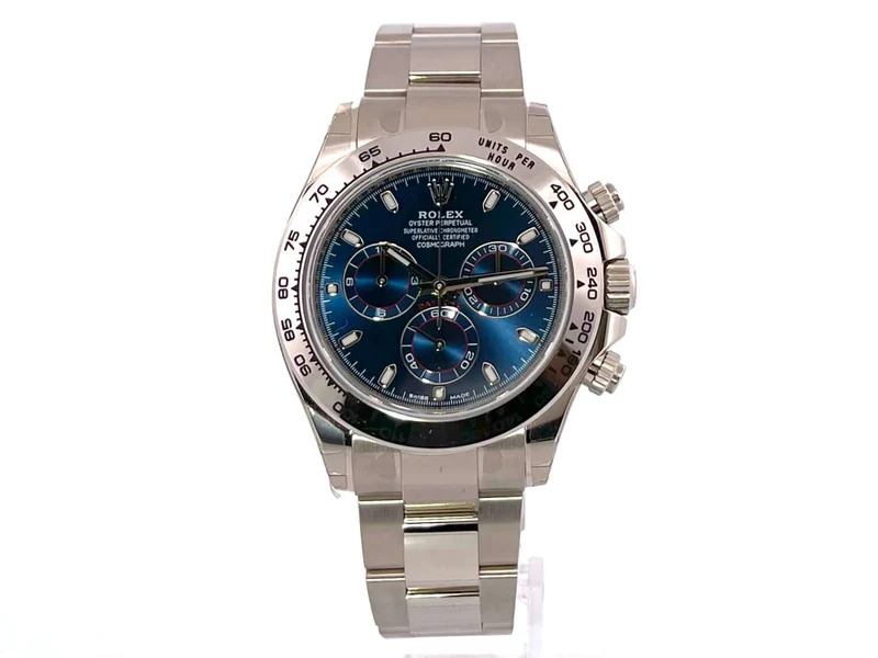 Rolex Cosmograph Daytona 116509 Weißgold Blau