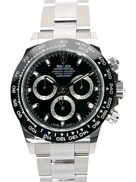 Rolex Daytona Edelstahl 116500LN Schwarz