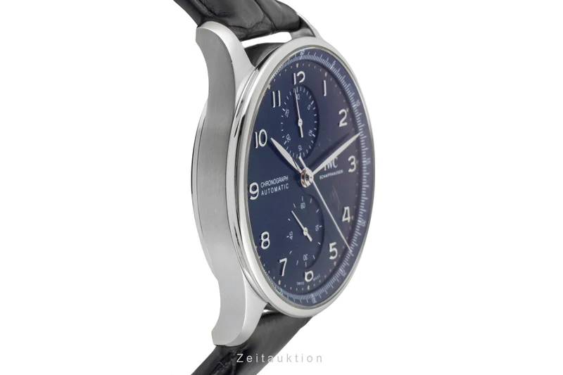 IWC Portugieser chronograph steel automatic men's watch IW371606 LP: 9100EUR [2601077]