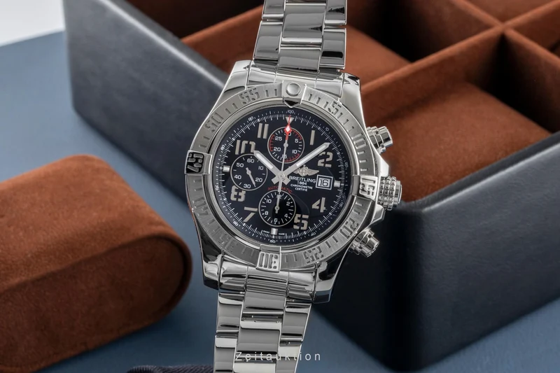 Breitling Super Avenger II chronograph steel automatic men's watch A1337111/BC28 [2601263]