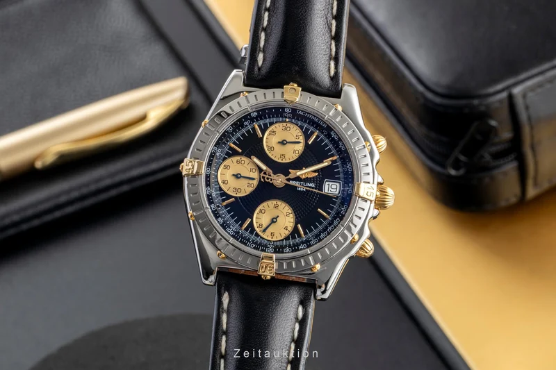 Breitling Chronomat chronograph steel / gold automatic men's watch B13050.1 [2600988]