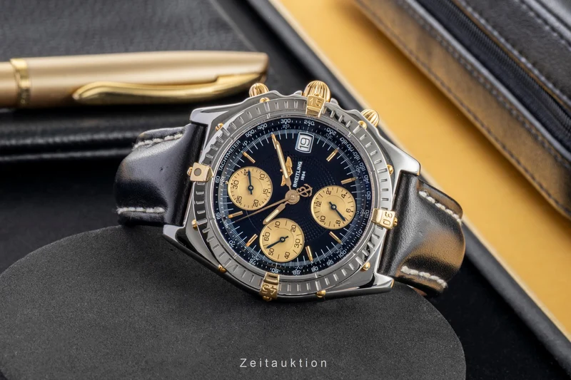 Breitling Chronomat chronograph steel / gold automatic men's watch B13050.1 [2600988]