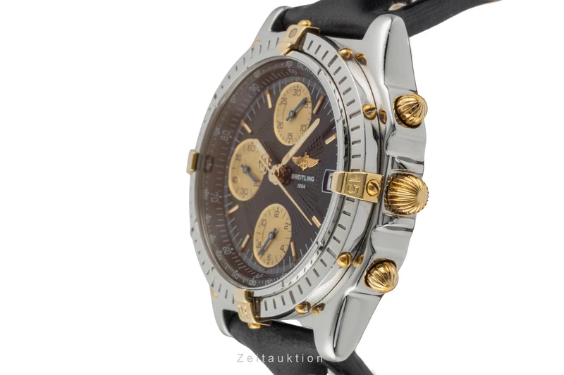 Breitling Chronomat chronograph steel / gold automatic men's watch B13050.1 [2600988]