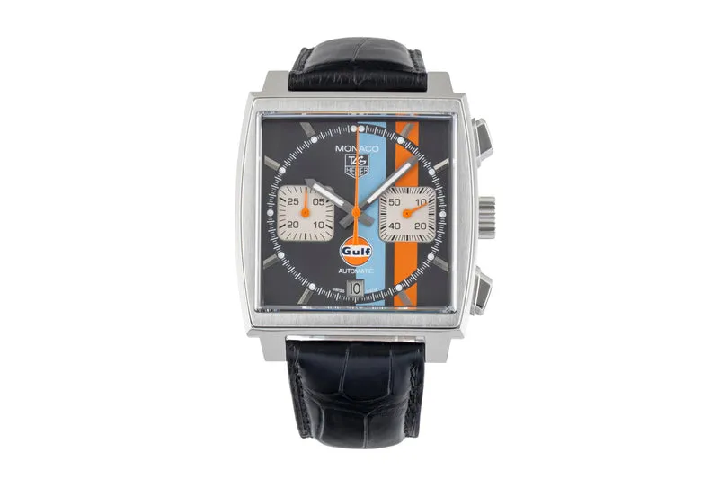 Tag Heuer Monaco chronograph steel automatic men's watch CAW2113. FC6250 Limited [2600981]
