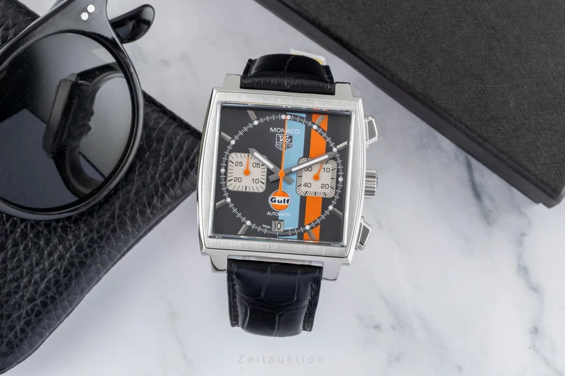 Tag Heuer Monaco chronograph steel automatic men's watch CAW2113. FC6250 Limited [2600981]