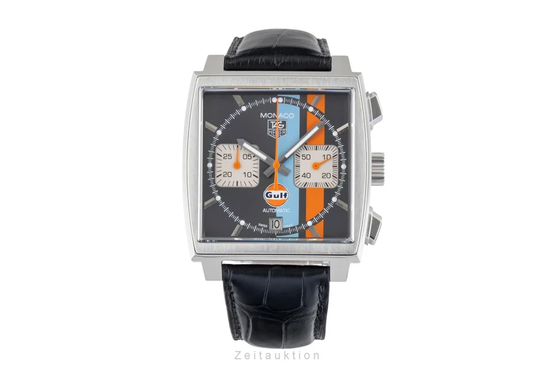 Tag Heuer Monaco chronograph steel automatic men's watch CAW2113. FC6250 Limited [2600981]