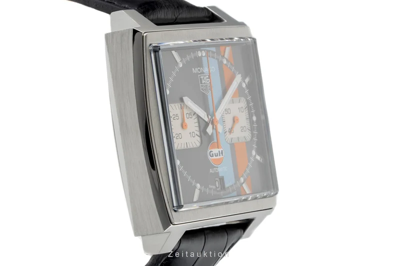 Tag Heuer Monaco chronograph steel automatic men's watch CAW2113. FC6250 Limited [2600981]