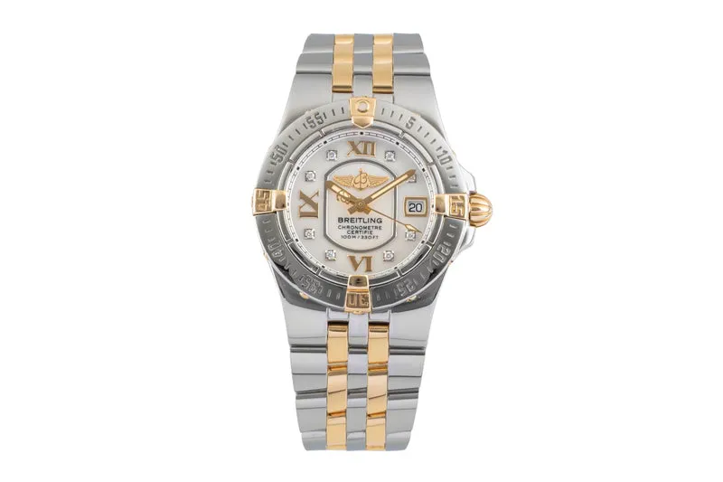 Breitling Starliner steel / gold quartz women's watch B71340 [2601070]