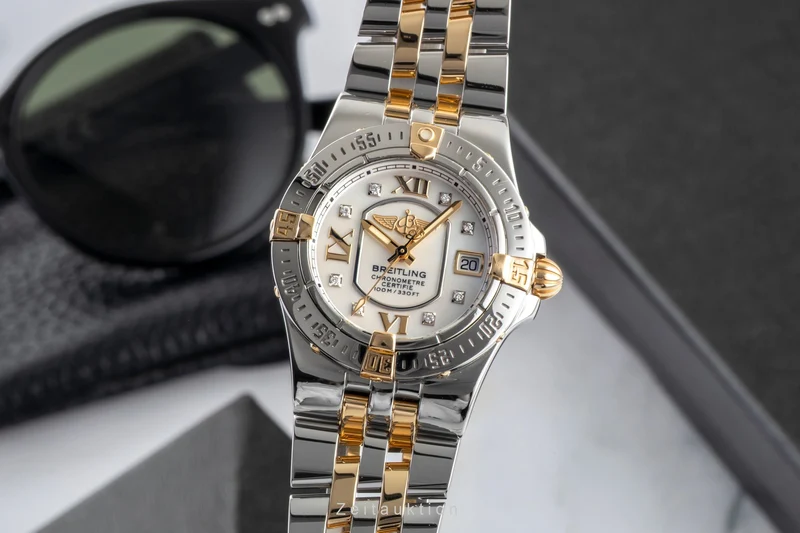 Breitling Starliner steel / gold quartz women's watch B71340 [2601070]