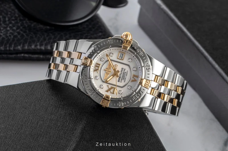Breitling Starliner steel / gold quartz women's watch B71340 [2601070]