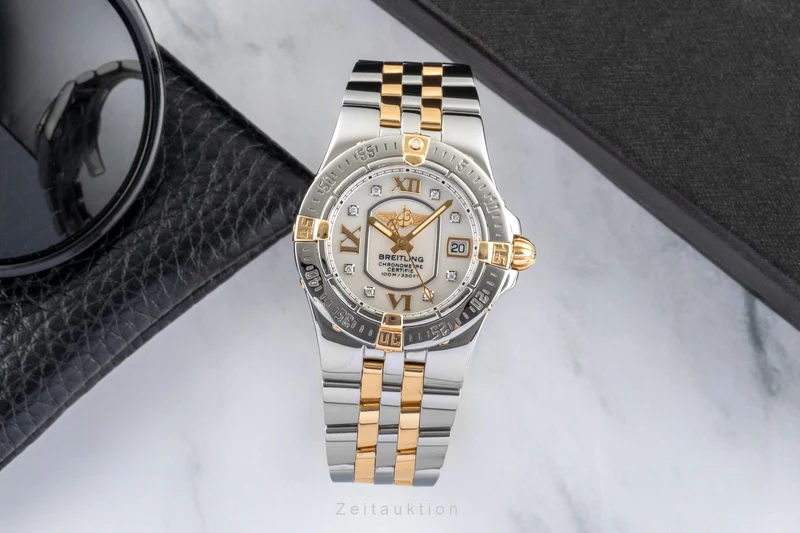Breitling Starliner steel / gold quartz women's watch B71340 [2601070]