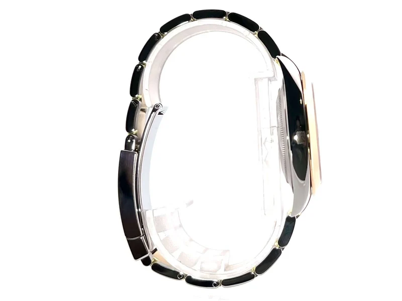 Rolex Datejust 41 Edelstahl Gelbgold 126303 Schwarz Diamant
