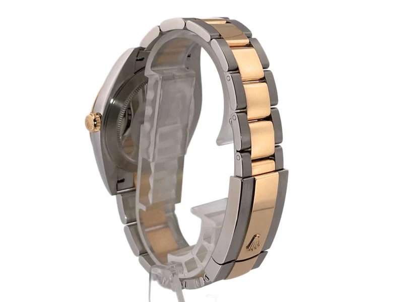 Rolex Datejust 41 Edelstahl Gelbgold 126303 golden Riffelmuster